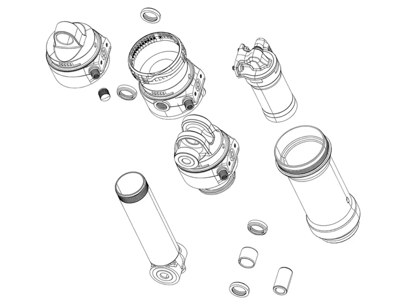 Balfes Bikes Sram SRAM Deluxe Rear Shock Tune Assembly Includes Shims | Free postage over £30, £10 off first order, price match & 0% finance.