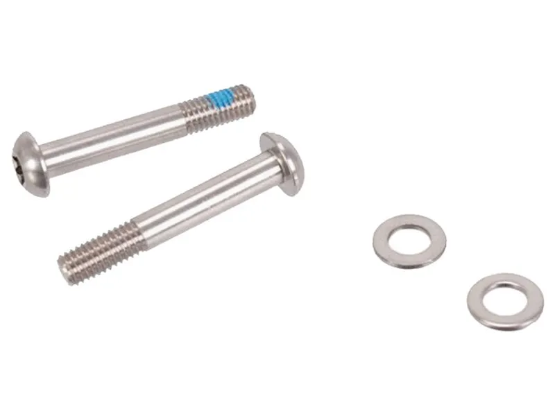 Balfes Bikes Sram SRAM Flat Mount Caliper Bracket Mounting Bolts Titanium T25 37mm in Silver | Free postage over £30, £10 off first order, price match & 0% finance.
