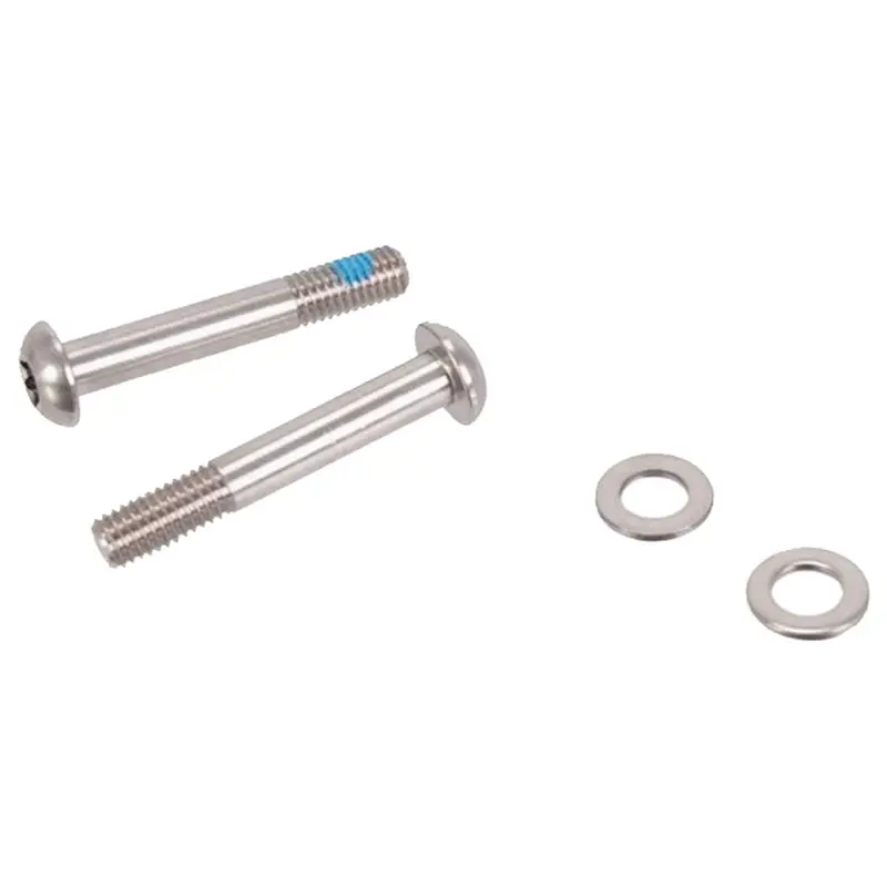 Balfes Bikes Sram SRAM Flat Mount Caliper Bracket Mounting Bolts Titanium T25 37mm in Silver | Free postage over £30, £10 off first order, price match & 0% finance.