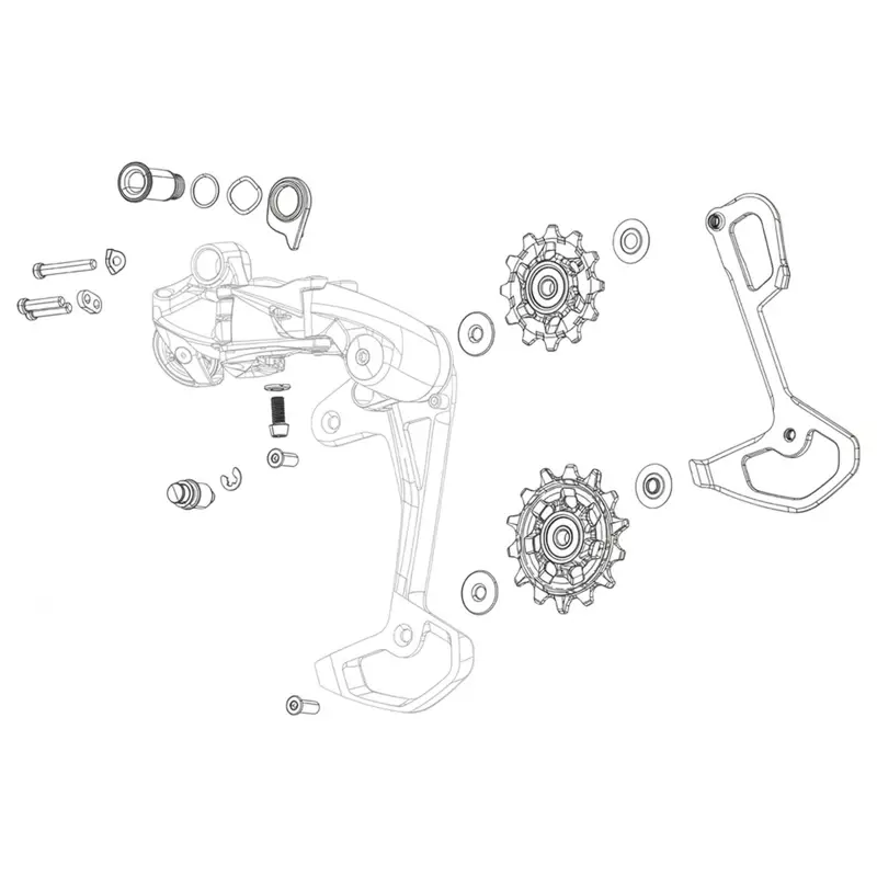 Balfes Bikes Sram SRAM Gx T-Type Eagle AXS and Red XPLR AXS Rear Derailleur Battery Clip | Free postage over £30, £10 off first order, price match & 0% finance.