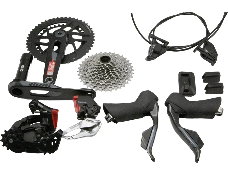 Ex Display SRAM RIVAL AXS 2X E1 Groupset 165mm 48/35T 10-36T w/o Chain