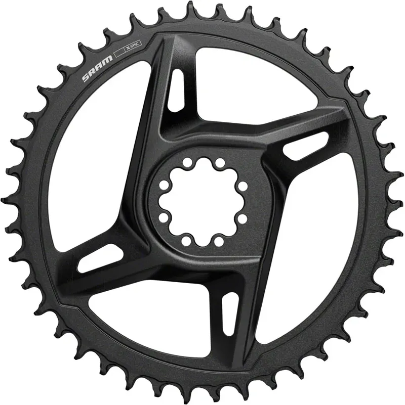 SRAM Rival X-Sync Direct Mount Road Chainring 46T 6.5mm Offset in Black-1