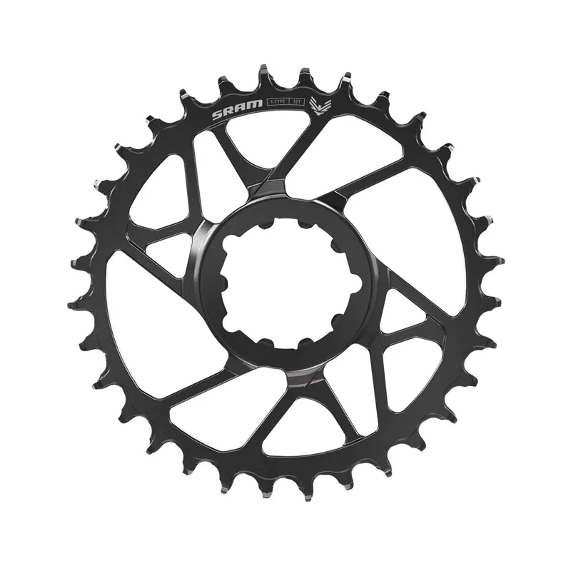 SRAM T-TYPE Eagle Steel Direct Mount 3mm Offset Chain Ring 32T in Black