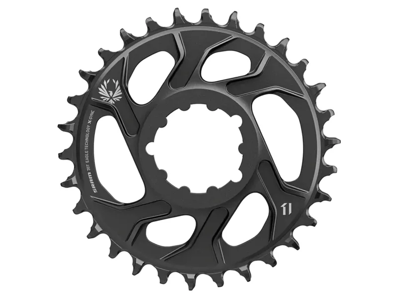 SRAM X-Sync 2 Eagle Chain Ring 30T Direct Mount 3mm Offset Steel in Black