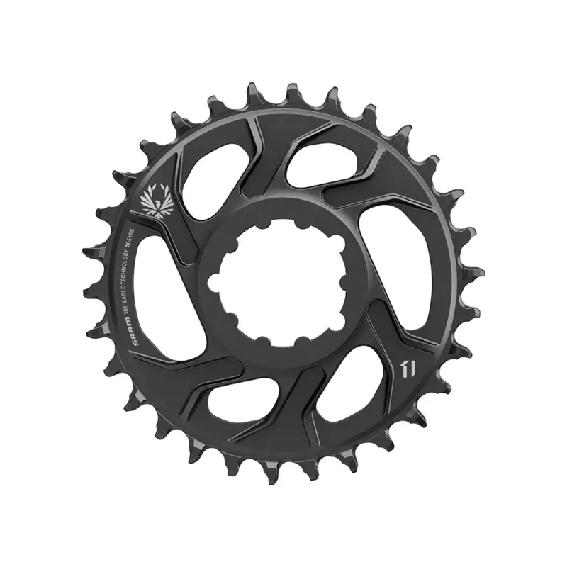 Balfes Bikes Sram SRAM X-Sync 2 Eagle Chain Ring 30T Direct Mount 3mm Offset Steel in Black | Free postage over £30, £10 off first order, price match & 0% finance.