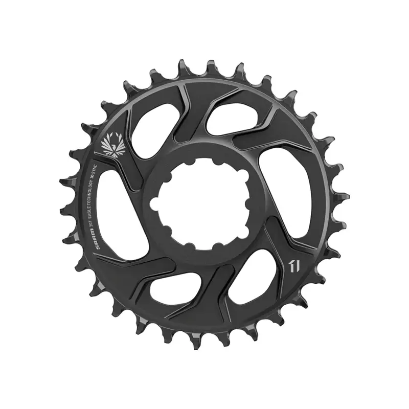 Balfes Bikes Sram SRAM X-Sync 2 Eagle Chain Ring 30T Direct Mount 6mm Offset Steel in Black | Free postage over £30, £10 off first order, price match & 0% finance.