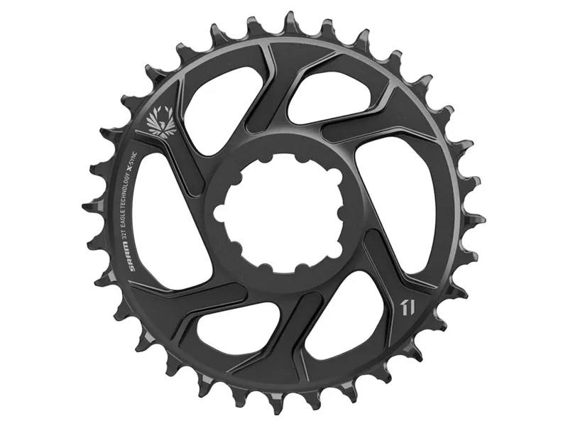 SRAM X-Sync 2 Eagle Chain Ring 32T Direct Mount 6mm Offset Steel in Black