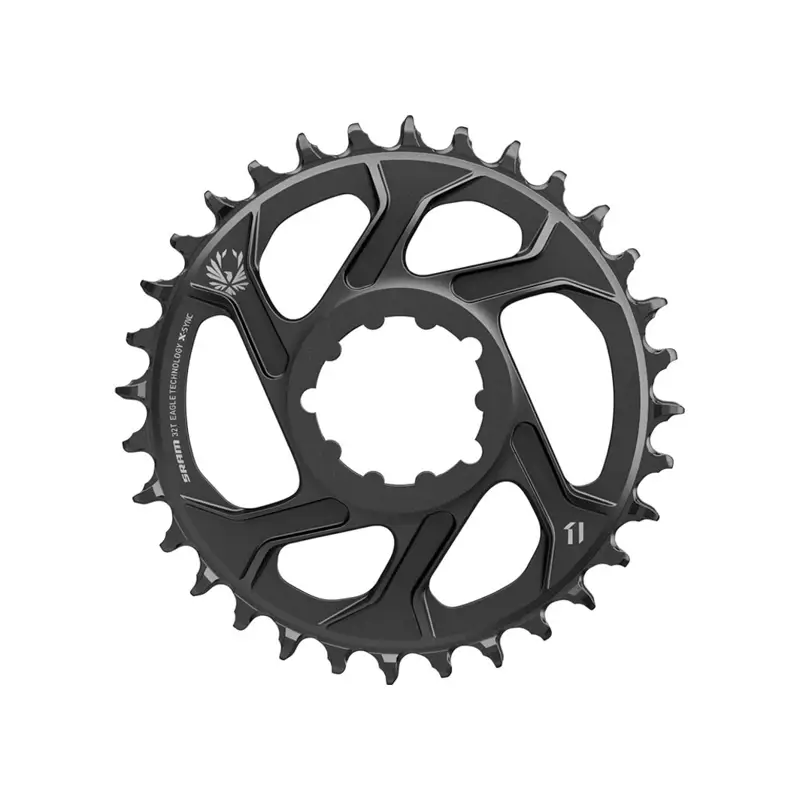 Balfes Bikes Sram SRAM X-Sync 2 Eagle Chain Ring 32T Direct Mount 6mm Offset Steel in Black | Free postage over £30, £10 off first order, price match & 0% finance.