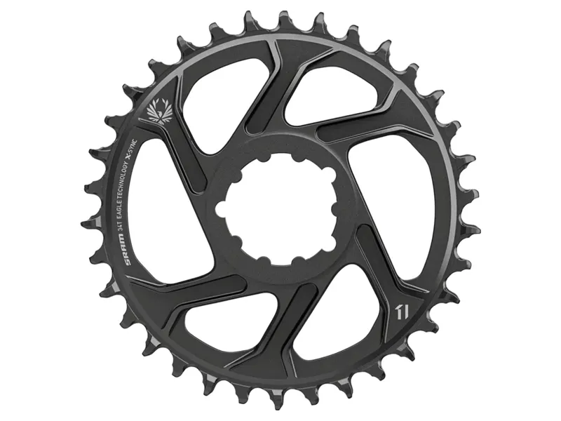 SRAM X-Sync 2 Eagle Chain Ring 34T Direct Mount 3mm Offset Steel in Black