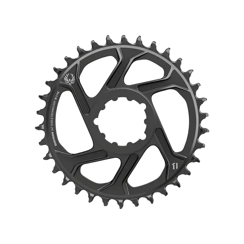 Balfes Bikes Sram SRAM X-Sync 2 Eagle Chain Ring 34T Direct Mount 3mm Offset Steel in Black | Free postage over £30, £10 off first order, price match & 0% finance.