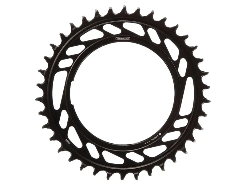 SRAM X-Sync Red E1 Road Threaded Mount Chain Ring 46t in Black/Silver-2