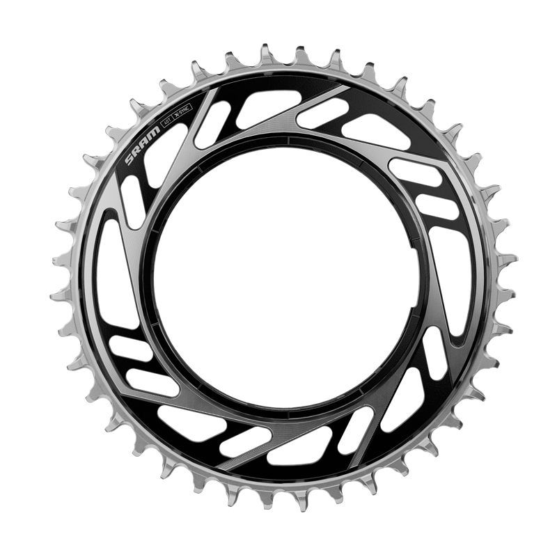 SRAM X-Sync Red E1 Road Threaded Mount Chain Ring 46t in Black/Silver-1
