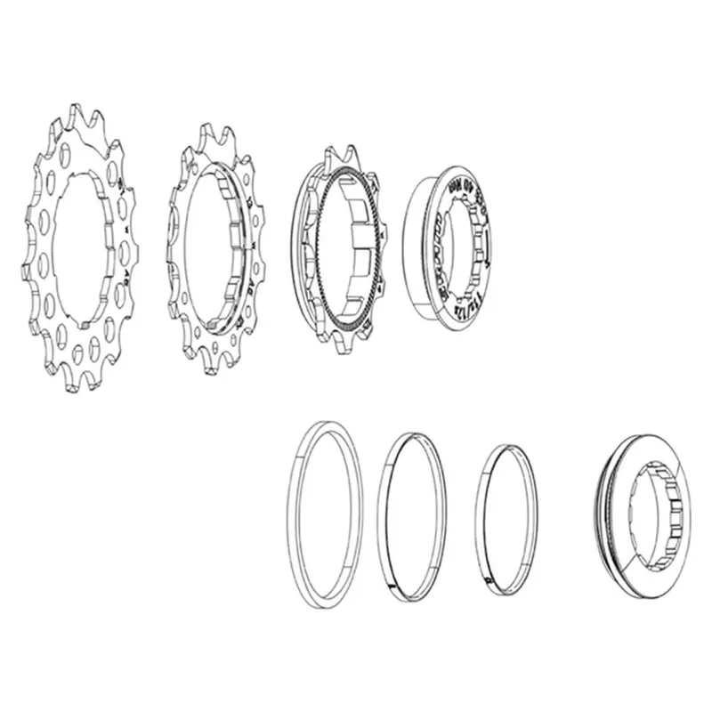 Balfes Bikes Sram SRAM XS-1270 Eagle Replaceable Cogs 10T-18T Including Spacer | Free postage over £30, £10 off first order, price match & 0% finance.