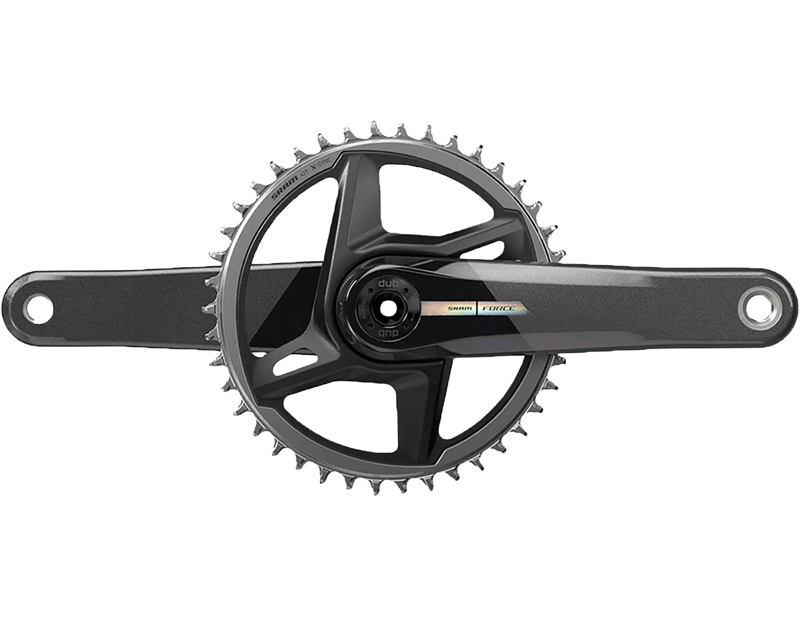 SRAM Force 1 D2 DUB Wide 12/13-Speed 40T 172.5mm Crankset OE Stock in Black