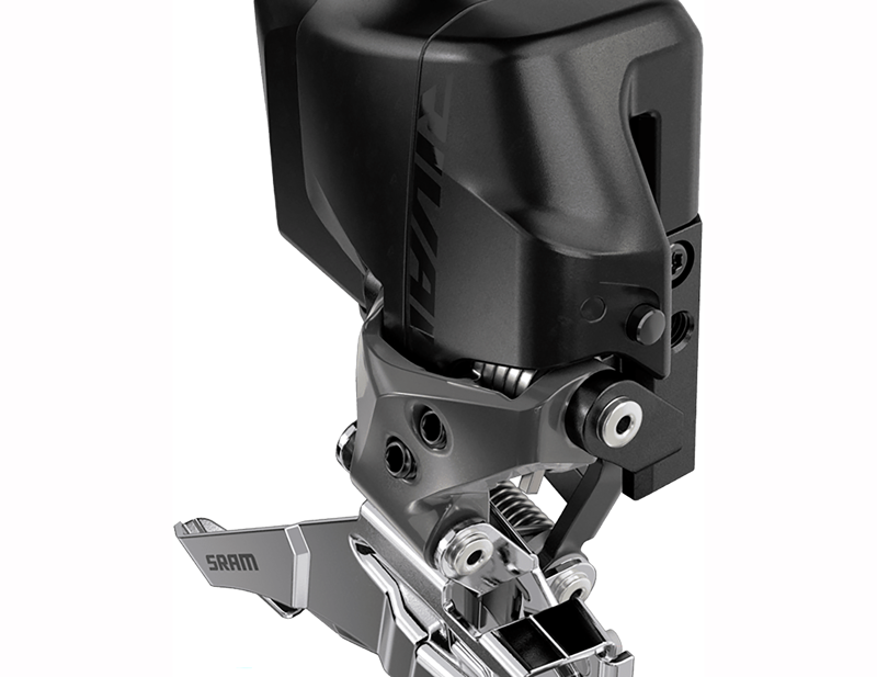 SRAM Rival eTap AXS Braze-On Front Derailleur OE Stock in Black-1