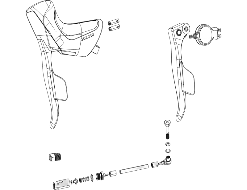Balfes Bikes Sram SRAM ED Exchange Kit - Left Shifter And Brake including hood - Apex Etap AXS D1 Disc | Free postage over £30, £10 off first order, price match & 0% finance.