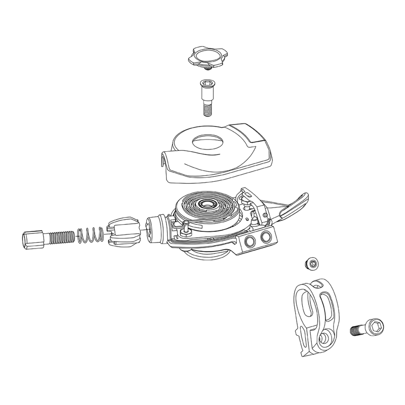 Balfes Bikes Sram Shift Lever Trigger Cover Kit X01 Eagle Right in red | Free postage over £30, £10 off first order, price match & 0% finance.