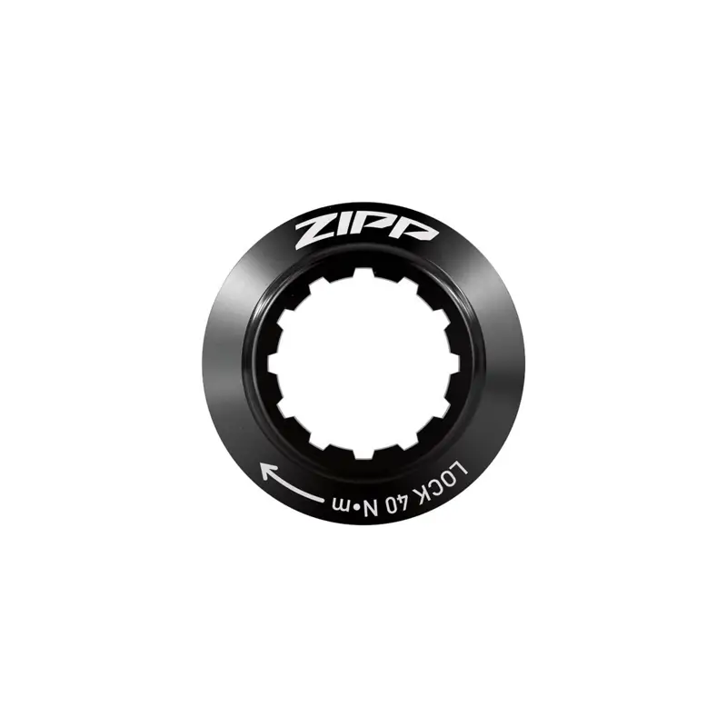 Balfes Bikes Zipp Lockring Centerlock Rotor - 12 Notch Internal Spline: BLACK SRAM LOGO 23MM | Free postage over £30, £10 off first order, price match & 0% finance.