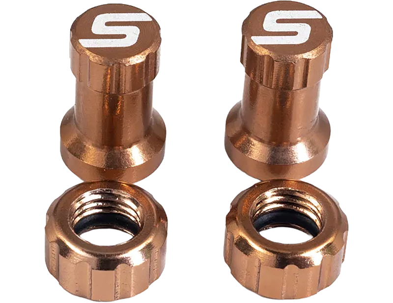 Balfes Bikes Stan's Notubes Stans Tubeless Valve Colour Kit in Copper | Free postage over £30, £10 off first order, price match & 0% finance.