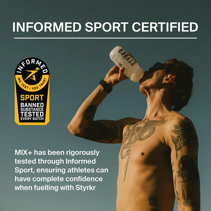 STYRKR Mix+ Energy Drink Medium 537g in Lime and Mint-5