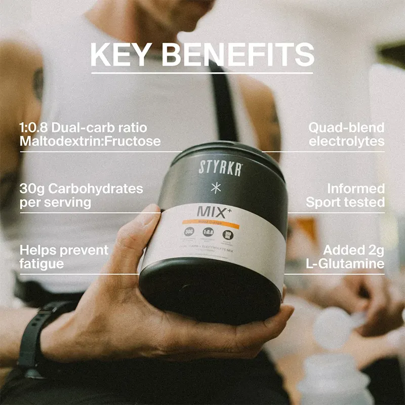 STYRKR Mix+ Energy Drink Medium 537g in Lime and Mint-2