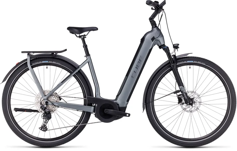 Cube Kathmandu Easy Entry Hybrid Pro 750 Electric Bike 2024 in Flash Grey