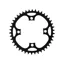 Samox Steel E-Bike Chainring 42t 104bcd in Black