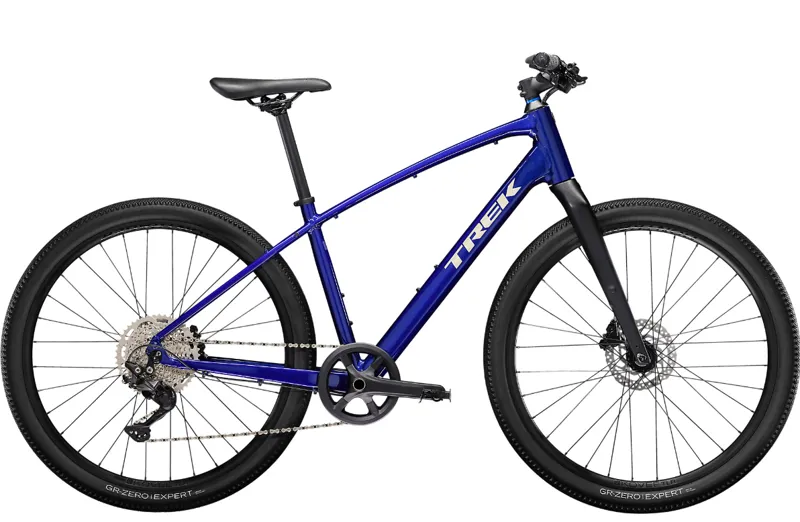 Trek Dual Sport 3 Gen 5 Hybrid Bike 2023 in Hex Blue
