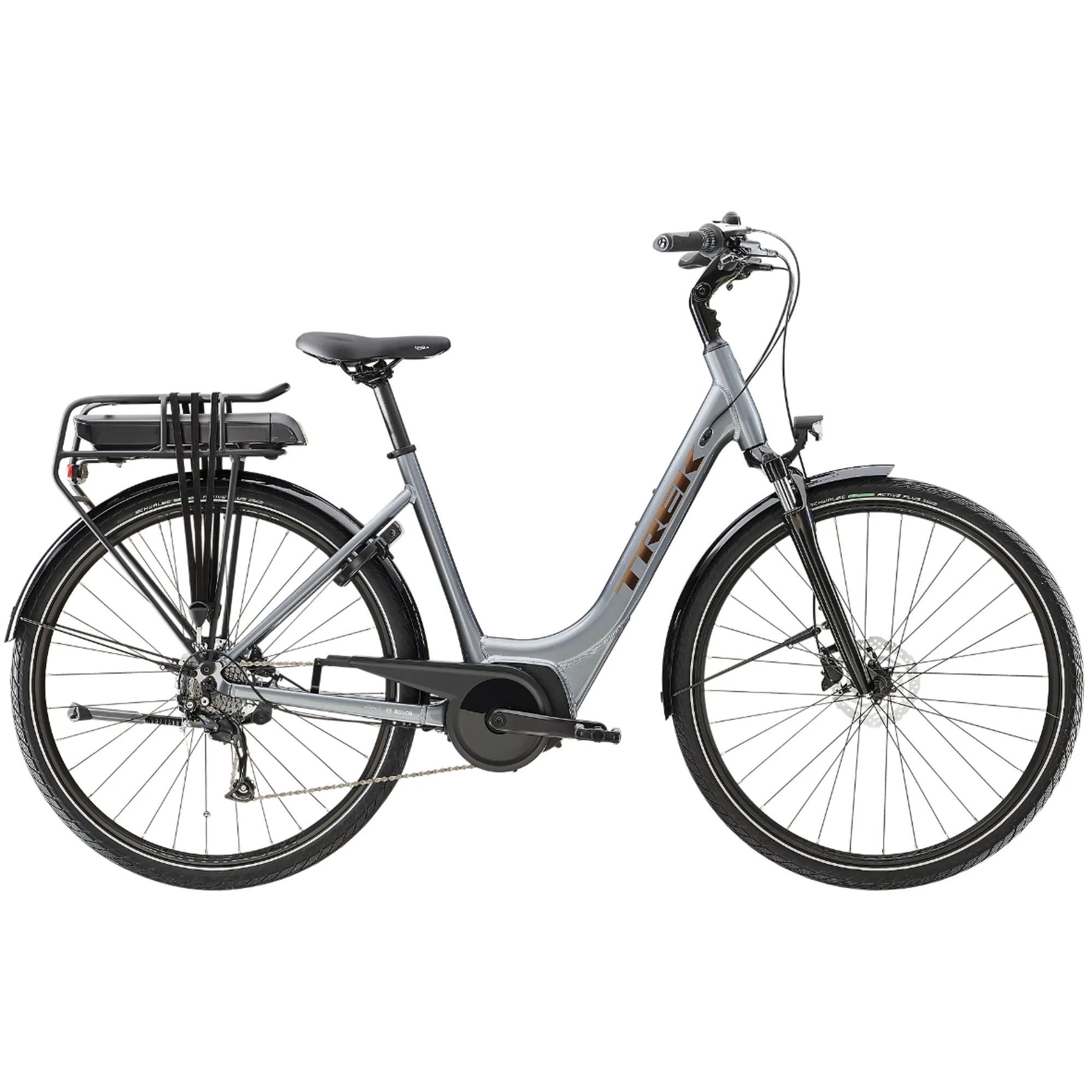 Grey Trek Electric Cycles Trek Rail+ Gen Lithium Grey