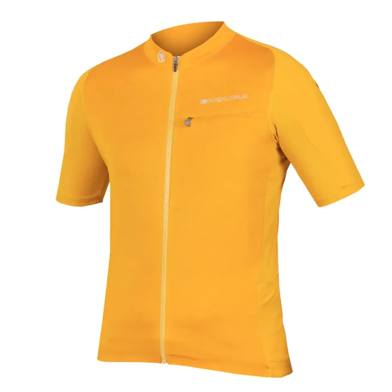 Endura GV500 Reiver Short Sleeve Jersey in Mustard