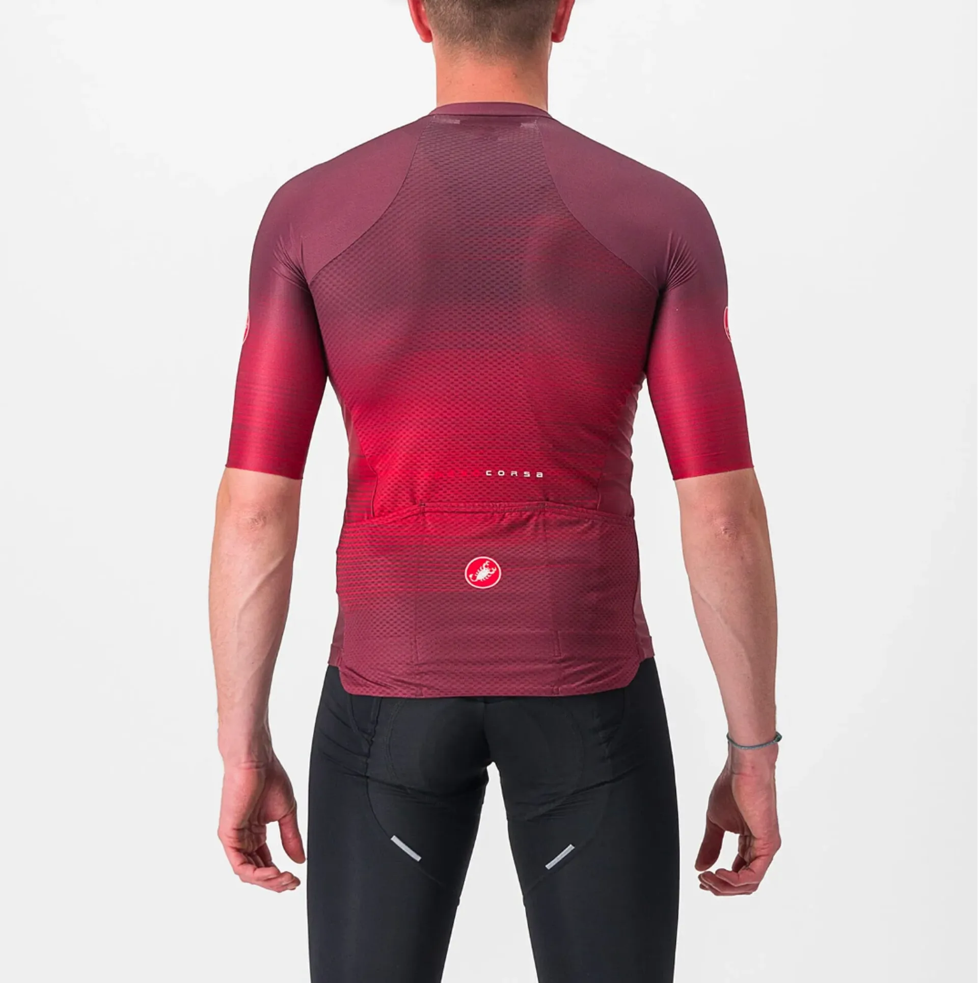 Castelli Aero Race Jersey in Bordeaux