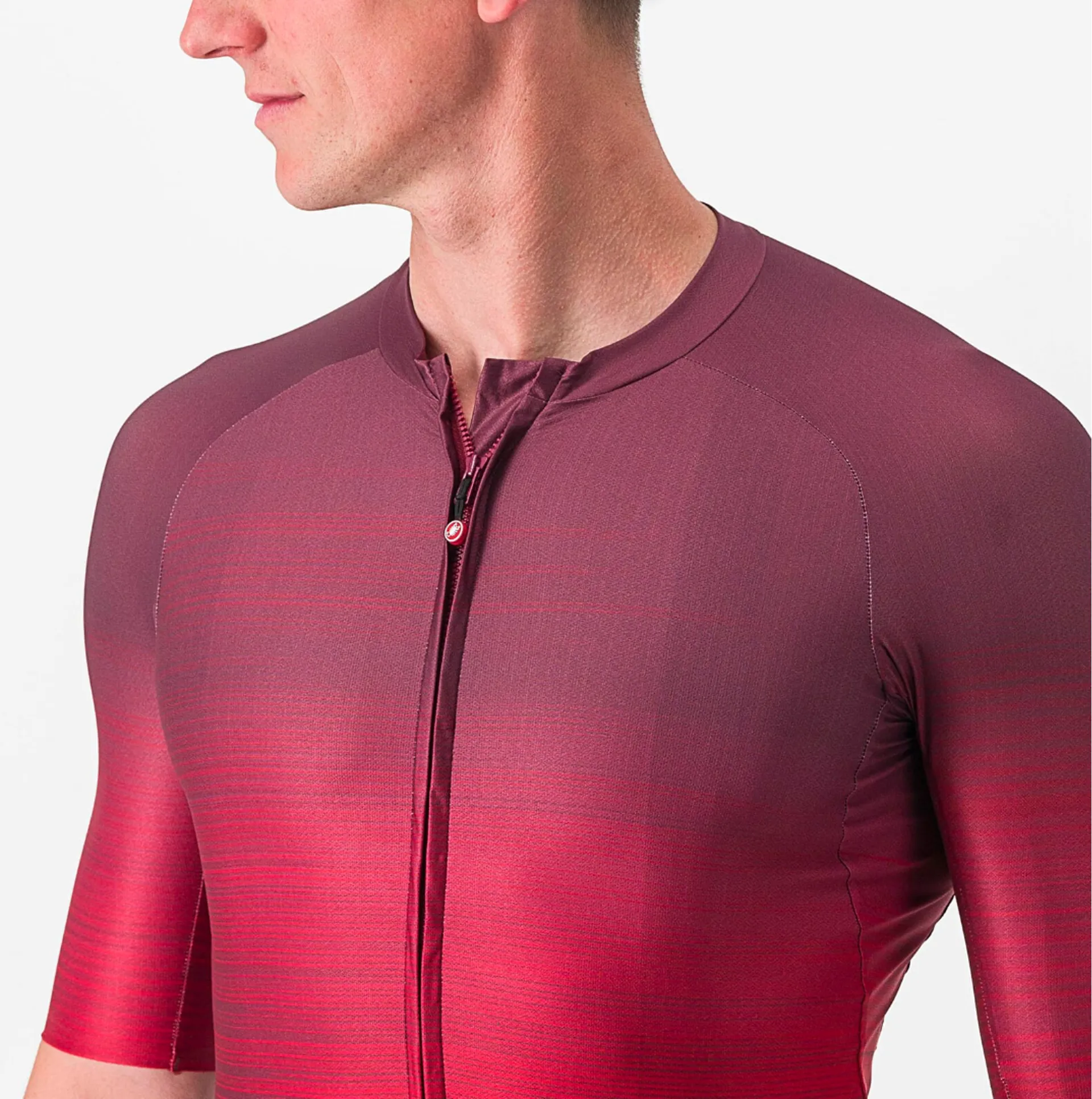 Castelli Aero Race Jersey in Bordeaux