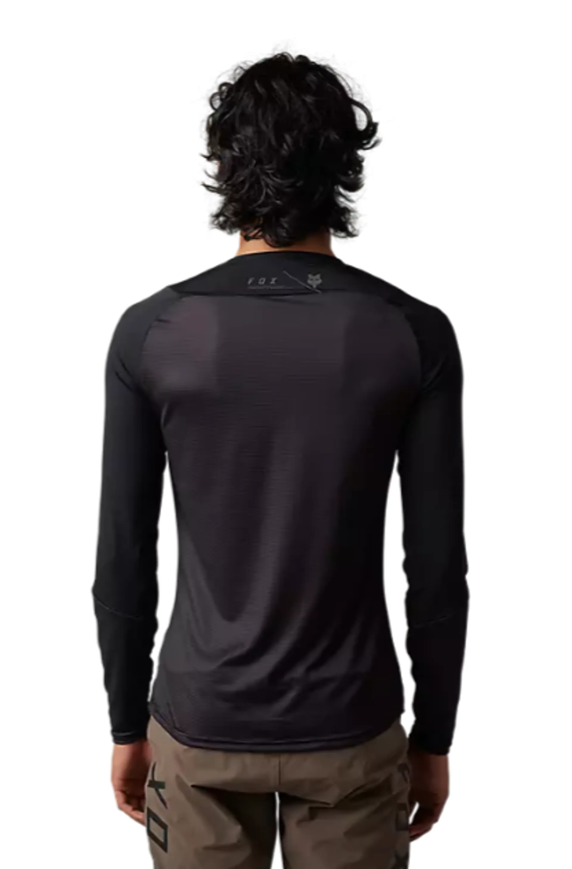 Fox Racing Flexair Ascent Long Sleeve Jersey in Black