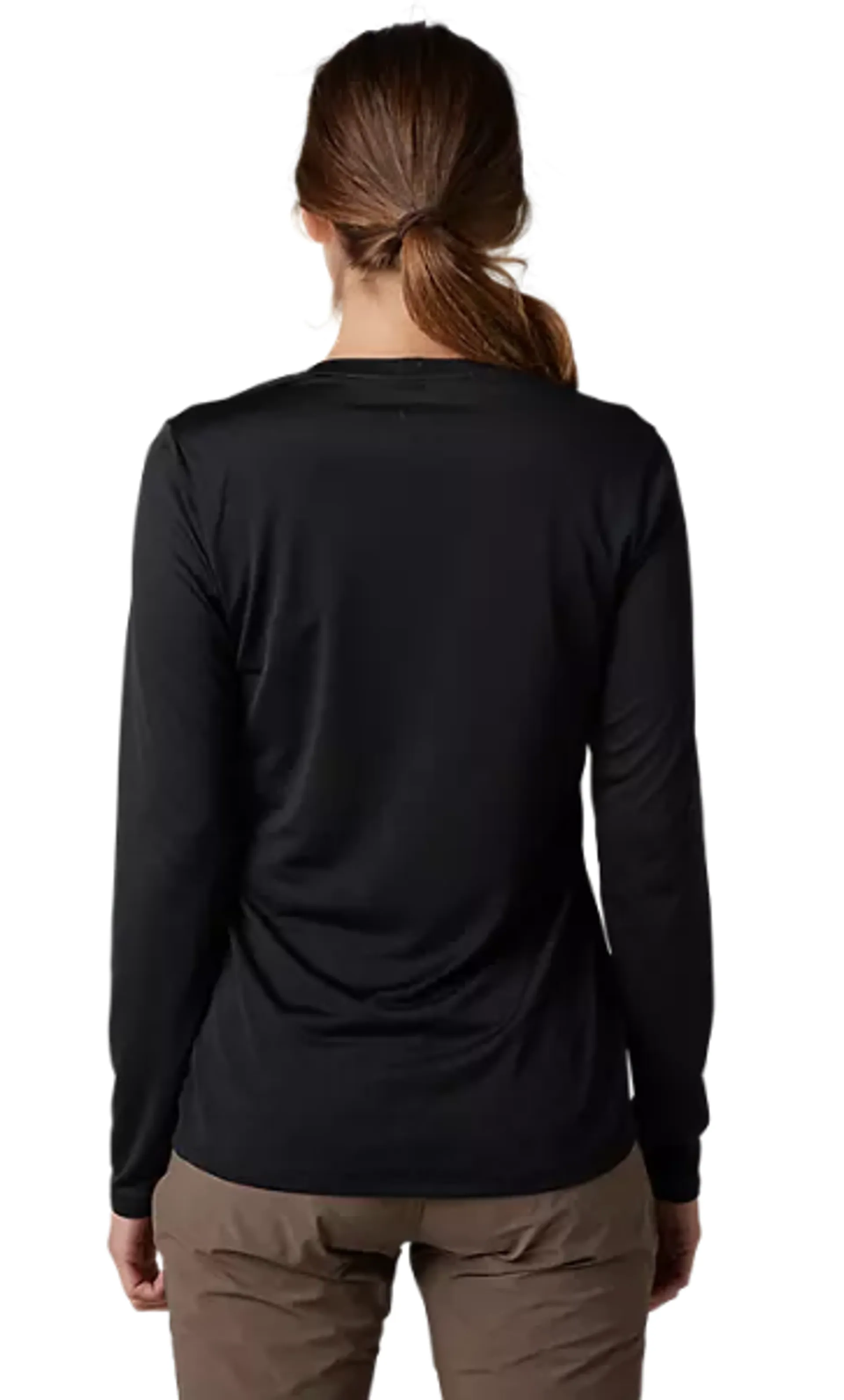 Fox Racing Women's Ranger Tru Dri Long Sleeve Jersey in Black