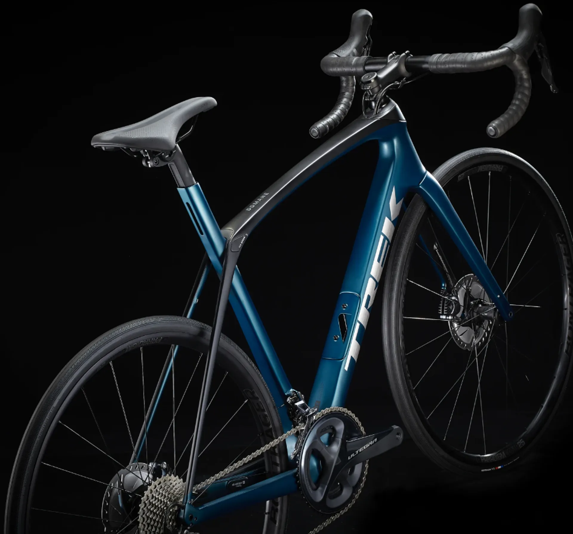 Trek Domane SL Gen Disc Carbon Road Bike 2023 in Satin Dark - Main Image