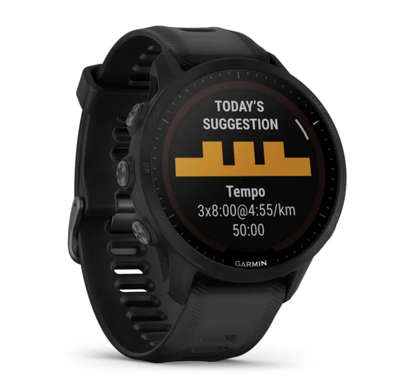 Garmin Forerunner 955 Solar GPS Watch in Black