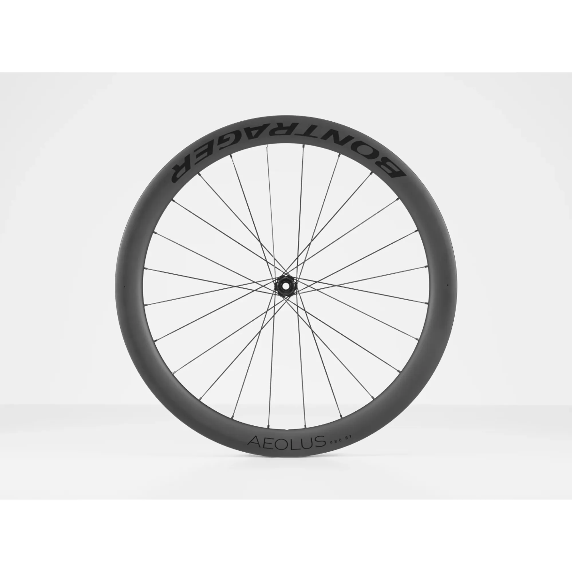 Bontrager Aeolus Pro 51 TLR Disc 700c Road Front Wheel in Black