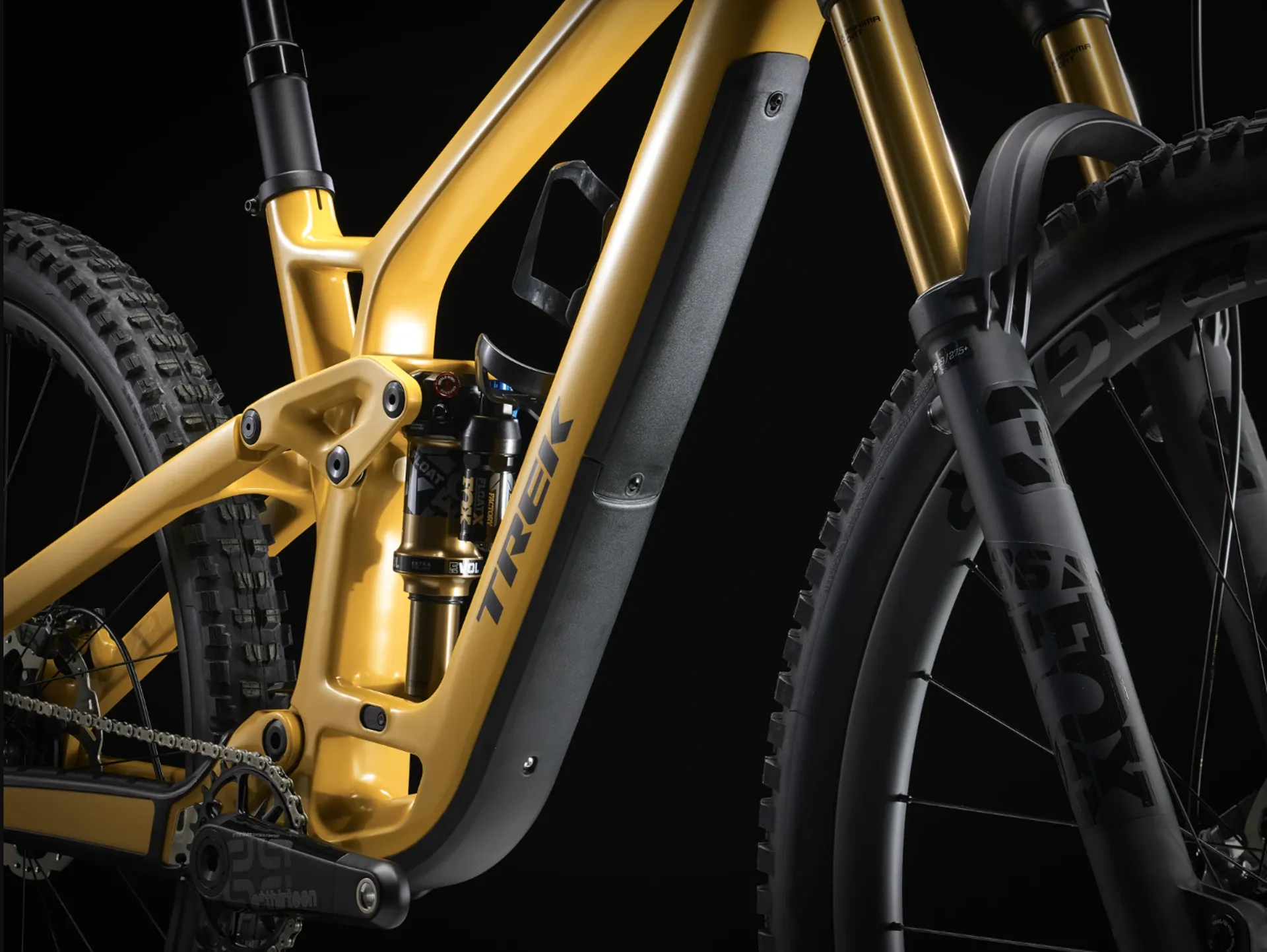 Trek Fuel EX XTR Full Suspension Mountain Bike 2023 in Baja Yellow