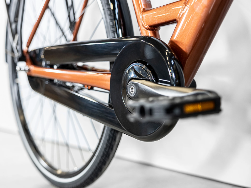 Trek District 2 EQ Lowstep Womens Hybrid Bike 2023 in Pennyflake-7