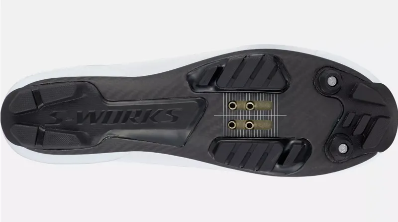 Specialized S-Works Recon Lace Gravel MTB Shoes in White-3