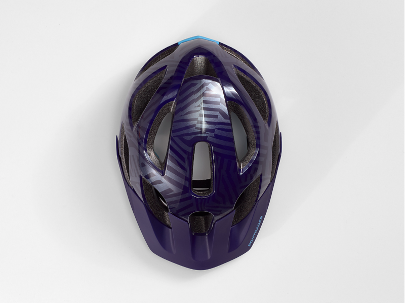 Bontrager Tyro Childs 48-52 cm Helmet in Purple Abyss/Azure-5