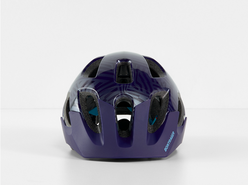 Bontrager Tyro Youth 50-55 cm Helmet in Purple Abyss/Azure-2
