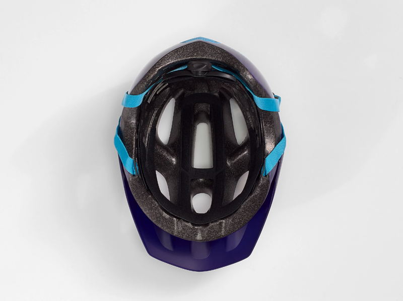 Bontrager Tyro Youth 50-55 cm Helmet in Purple Abyss/Azure-4