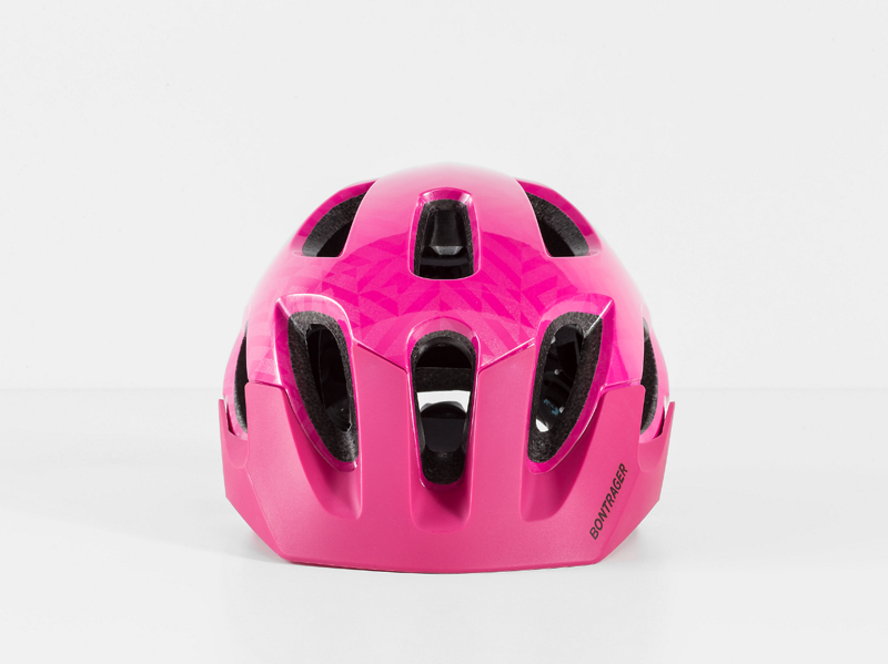 Bontrager Tyro Youth 50-55 cm Helmet in Flamingo Pink-1