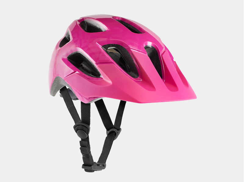 Bontrager Tyro Youth 50-55 cm Helmet in Flamingo Pink-4