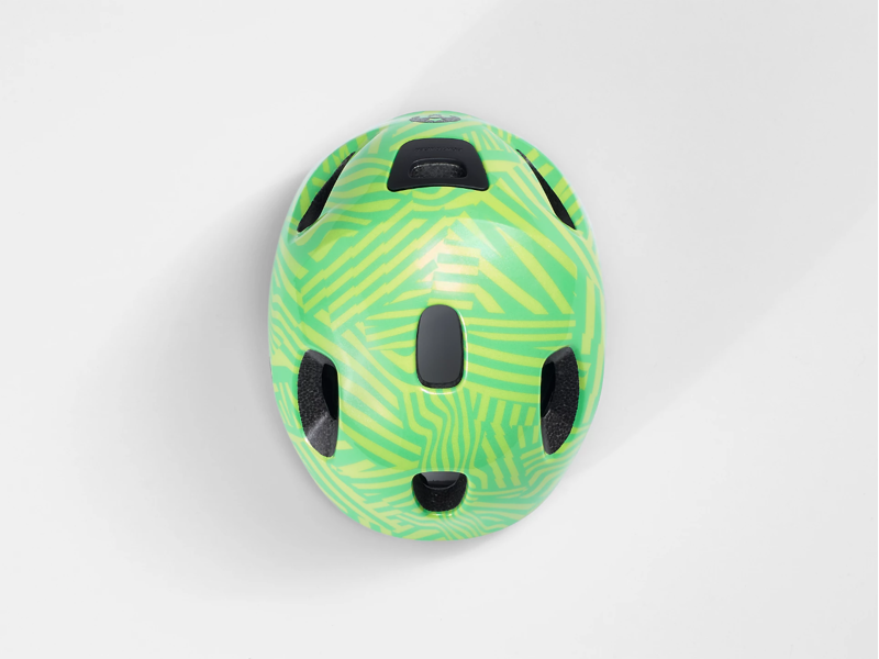 Bontrager Little Dipper Toddler Helmet in Radioactive Green/Yellow-5