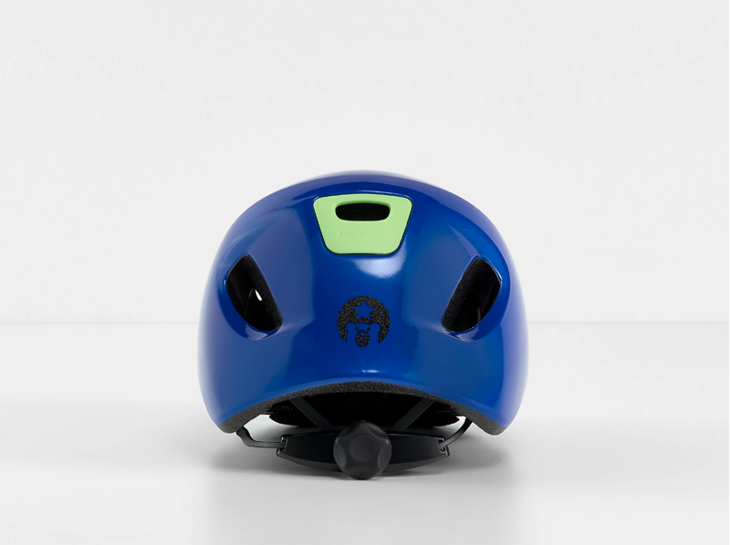 Bontrager Little Dipper Toddler Helmet in Alpine Blue/Vis Green-2