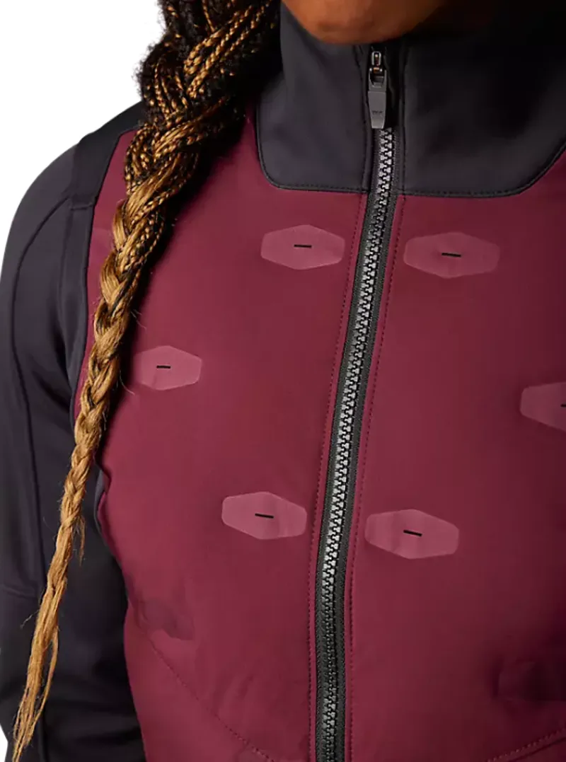 Fox Racing Ranger Windblock Fire Women's Jacket in Maroon-2