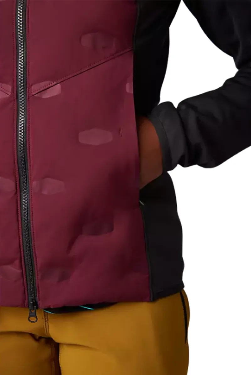 Fox Racing Ranger Windblock Fire Women's Jacket in Maroon-3