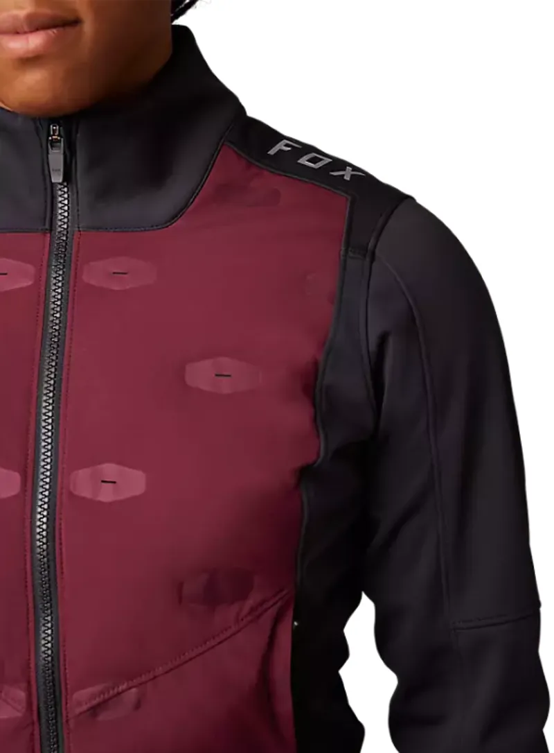 Fox Racing Ranger Windblock Fire Women's Jacket in Maroon-4